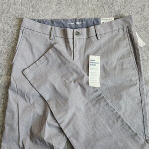 NWT Old Navy Ultimate Slim Built in Flex Pants Men's 38x32 (38x31.5) Gray Chino
